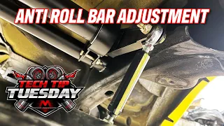 Critical Suspension Adjustment: Anti Roll Bar Setup Tech Tip Tuesday