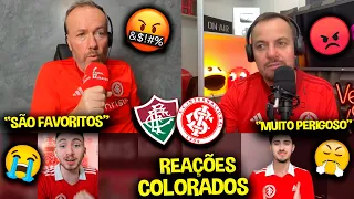 REAÇÕES dos COLORADOS ao ENFRENTAR o FLUMINENSE na SEMIFINAL da LIBERTADORES [REACT BALDASSO E MAIS]