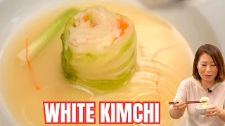 You can LITERALLY eat this ALL DAY! White KIMCHI: TRADITIONAL &🌱 VEGAN KIMCHI Recipes [백김치]