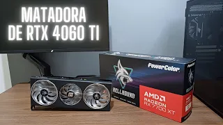 PowerColor RX 7700 XT Hellhound - Unboxing e teste de temperatura