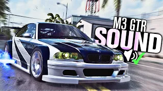 Need for Speed HEAT - REAL SOUND MOD for BMW M3 GTR (& Customization)