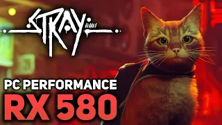 STRAY on RX 580 | 1080p, 1440p | First minutes without spoilers