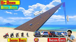 GTA 5 Indian SUVs Vs Bikes Climbing + Ramp Drag Race Challenge GTA 5