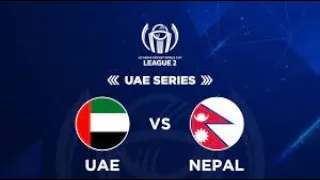 Highlights  Nepal vs UAE ICC Men's Cricket World Cup League 2  highlights  137th Match,