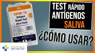 TEST ANTIGENOS SALIVA Covid 💧 COMO se hace Test Antigenos Saliva 💧 FARMACIA SENANTE