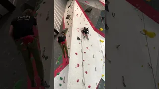 Bad lead climbing fall