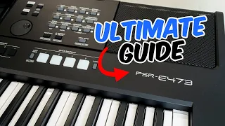 Setup Voices & Rhythm Accompaniment on Yamaha PSR-E473 & PSR-EW425