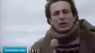 Nicolás Kasanzew, la cara de la TV en la guerra de Malvinas 1982