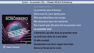 Lyrics   Le Premier Pas -  Claude Michel Schönberg