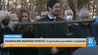 SAHRANJEN MARINKO ROKVIĆ: Pevač sahranjen na istom mestu gde i njegov otac