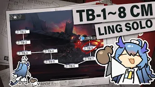 [Arknights] 『TB-1~8 CM』 Ling Solo - FULL RUN