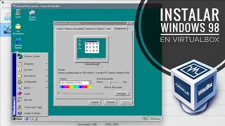 Instalar Windows 98 con drivers VESA, sonido, red y soporte USB, en VirtualBox, paso a paso.