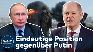 KRIEGSGEFAHR IN UKRAINE: Olaf Scholz will "im Falle einer militärischen Aggression" rasch handeln