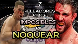 7 Peleadores de UFC con MEJOR MANDÍBULA - Mandíbulas de acero