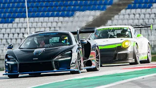 McLaren Senna FULL ATTACK POV on the race track | GERCollector