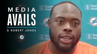 Robert Jones Talks Rookie Minicamp | Miami Dolphins Media Avails