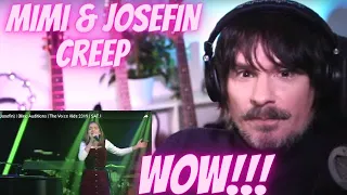 PRO SINGER'S first REACTION to MIMI & JOSEFIN - CREEP (RADIOHEAD COVER)