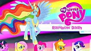 my little pony 🦄 rainbow  runners 🌈 super fantastic Awesome magical 🌟 Adventure 🤯 With 👑Rainbow Dash