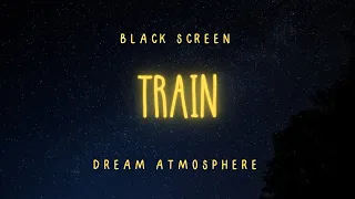 🚋Long Train Sounds for Sleep: Night Train 12 Hour Sound | Black Screen | Insomnia, meditation, study