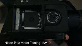 Nikon R10 Motor Test