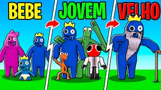 CICLO DE VIDA dos RAINBOW FRIENDS!! (Roblox Brookhaven)