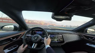 2024 New Merceds E-class (E 220d Mild Hybrid 197hp+23hp) POV