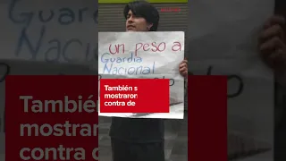 Protesta a favor de víctimas del Metro y en contra de la GN #milenioshorts #shorts