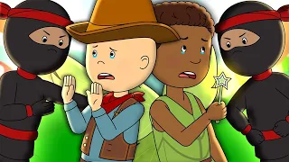 🤠 La Aventura de Disfraces de Caillou 🥷 | Las Nuevas Aventuras de Caillou | Caillou en Español