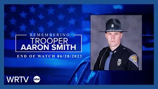 Funeral services for fallen Indiana State Police Trooper Aaron Smith