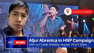 Aljur Abrenica in HNP-UniTeam Provincial Slate Campaign