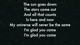 The Wanted - I'm Glad you came Lyrics