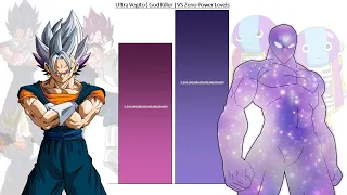 Ultra Vegito ( God Killer ) VS Zeno All Forms Power Levels