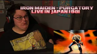 Hurm1t Reacts To Iron Maiden - Purgatory (LIVE IN JAPAN 1981)