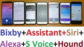 Bixby Voice Vs Google Assistant Vs Siri Vs Alexa Vs Cortana