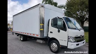 2017 HINO 195 Regular Cab With 20 FT Box Truck