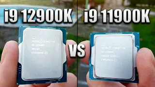 i9 12900K vs i9 11900K! 10 Oyunda Canlı Kapışma!