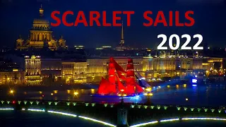 Russia celebrates Scarlet Sails festival to mark school graduation Фестиваль Алые паруса СПб 2022