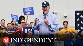 Live: Joe Biden delivers remarks to union members after new port worker contract agreed