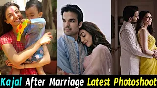 Kajal agarwal After Marriage with Her Husband gautham kitchlu  Latest PhotoShoot | New Waves