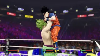 WWE 2K23 : "GOKU VS VEGETA VS BROLY" SUPER SAIYAN TITLE MATCH!!!