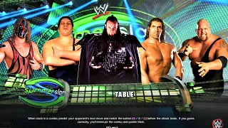 Undertaker Kane Big Show Great Khali Andre the Giant | Table Match | WWE 2K23 RTX 4090 4K 60FPS