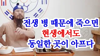 [유교약사생불사 769강] 전생 병 때문에 죽으면 현생에서도 동일한 곳이 아프다