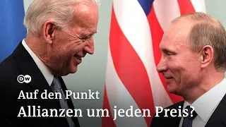 Putin und Biden suchen Unterstützung: Neue Allianzen um jeden Preis? | Auf den Punkt