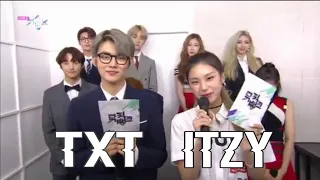 TXT & ITZY MOMENTS / INTERACTION COMPILATION