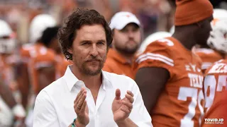 McConaughey Gives Motivational Speech to Longhorns vs LSU