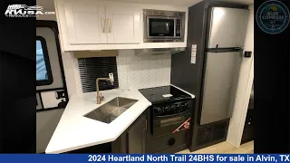 Eye-catching 2024 Heartland North Trail Travel Trailer RV For Sale in Alvin, TX | RVUSA.com