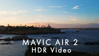 DJI Mavic Air 2 HDR video / CINEMATIC High Dynamic Range footage