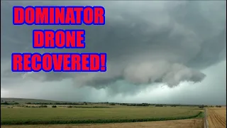 Dominator Drone RECOVERED! Here is final video inside tornado producing supercell