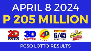 Lotto Result April 8 2024 9pm PCSO