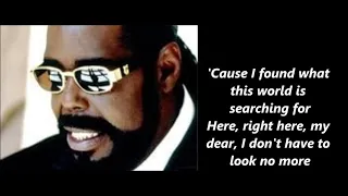 Barry White  Never Never Gonna Give You Up Lyrics